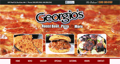 Desktop Screenshot of georgiosroastbeefandpizza.com